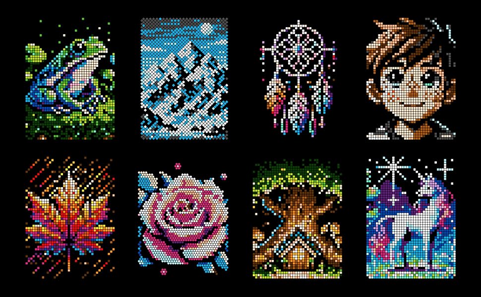 HueCell™ - 100 Color By Number Mysteries Book