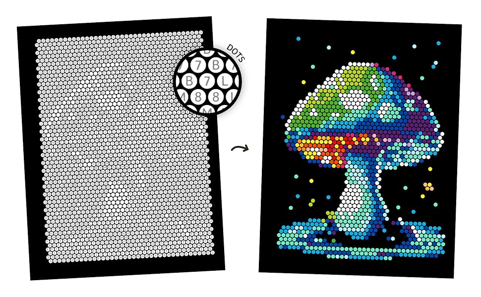 HueCell™ - 100 Color By Number Mysteries Book